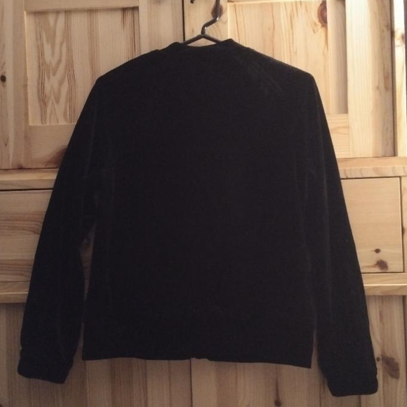 Hazel Embroidered Velvet Bomber Jacket NEW - Picture 3 of 7